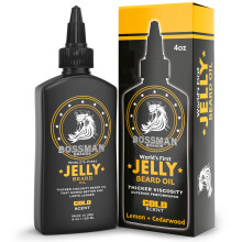 Bossman Beard Oil Jelly (4oz) - Baardgroei Verzachter, Moisturizer Lotion Gel met Natuurlijke Ingrediënten