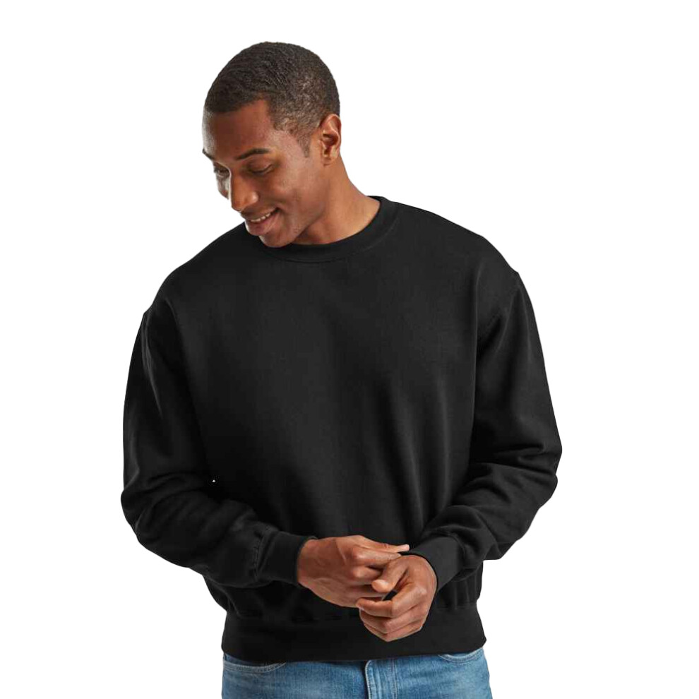 Fruit Of The Loom Men's Black (Xxl, ) Supercotton Sweatshirt