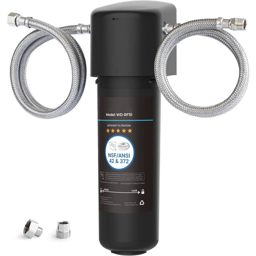 (WD-10UA) Under Sink Water Filter, 30,000 Liters High Capacity Water Filter System