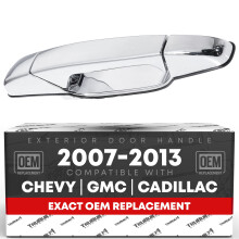 Manija exterior de puerta trasera del pasajero - Compatible con Chevrolet Avalanche Silverado Suburban Tahoe 2007-2013; GMC Sierra Yukσn; Cadilla
