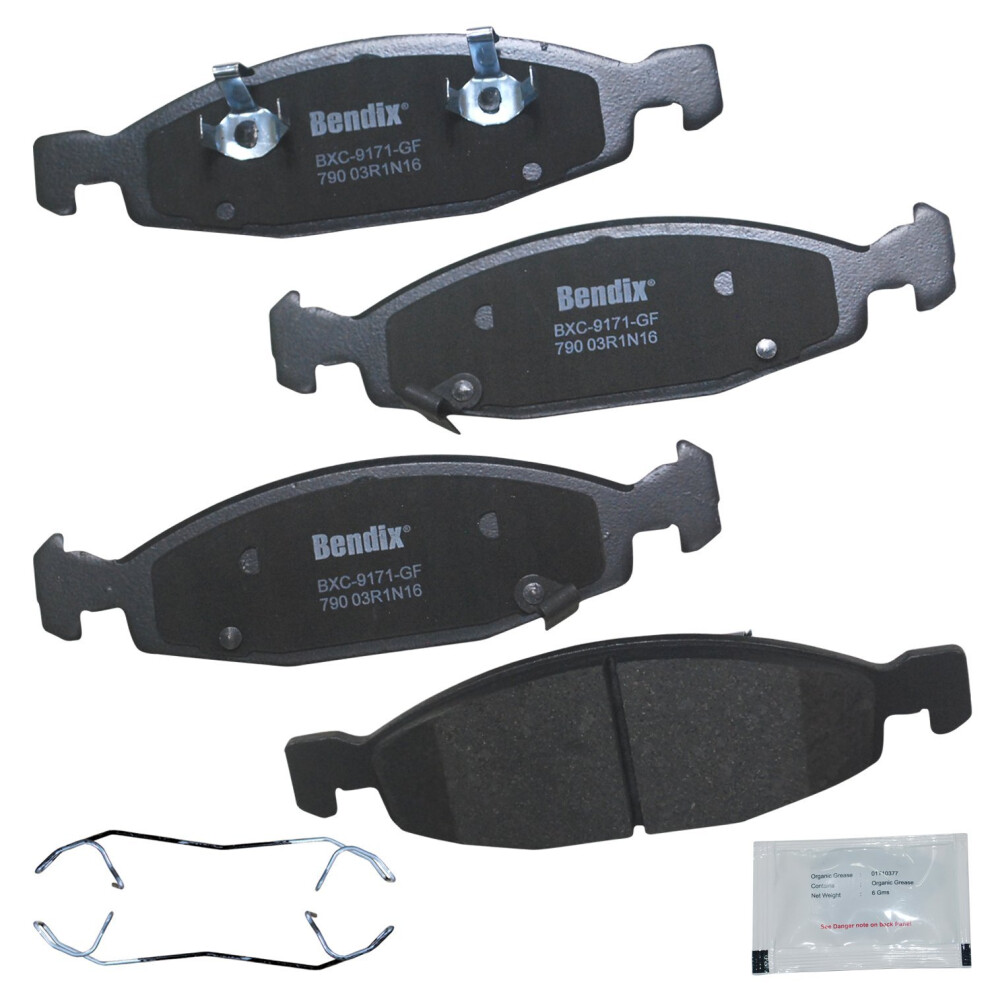 Bendix Priority1 Cfc790 Ceramic Front Brake Pads For Jeep Grand Cherokee 2002-1999 887243240031