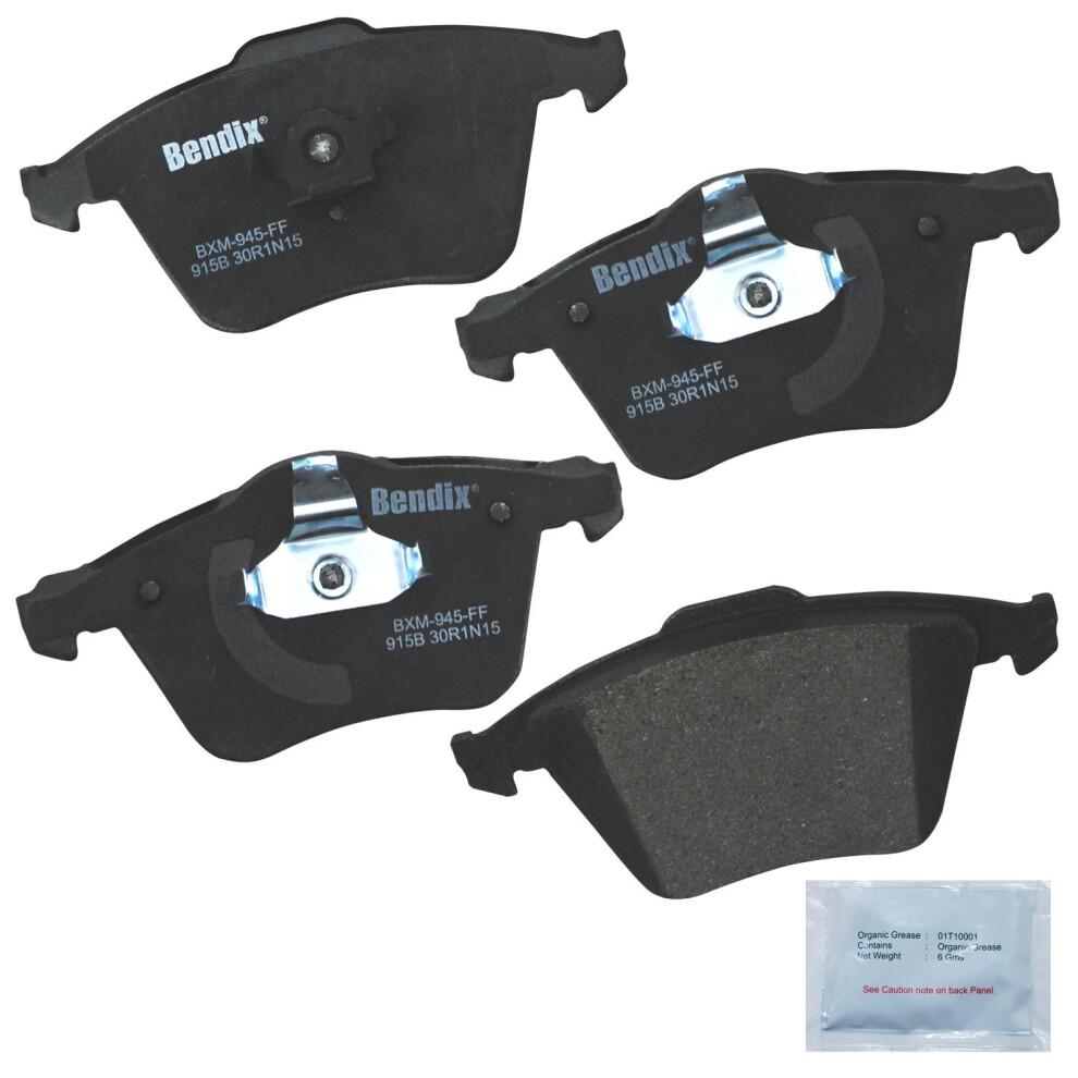 Bendix Priority1 Cfm915b Semi-Metallic Front Brake Pads For Saab 9-3 2010-2008 9-3X 2011-2010 887243213028