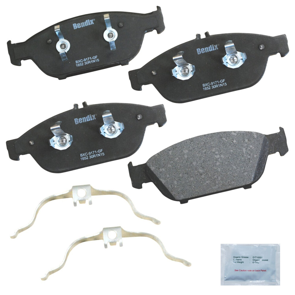 Bendix Priority1 Cfc1652 Ceramic Front Brake Pads For Mercedes-Benz E550 2014-2012 887243216050