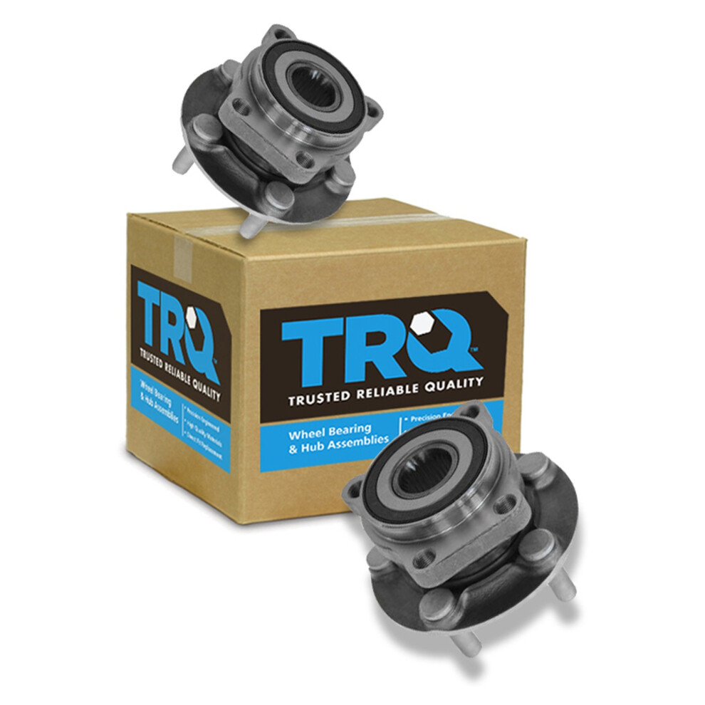Trq Front Wheel Hub Bearings Assembly Set Compatible With 2009-2014 Subaru Forester 2012-2014 Impreza 2005-2014 Legacy Outback 2013-2014 Xv Crosstrek 191213535394