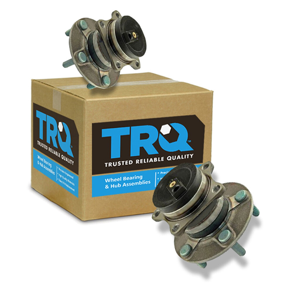 Trq Rear Wheel Hub Bearings Assembly Set Compatible With 2007-2012 Mazda Cx-7 191213536162