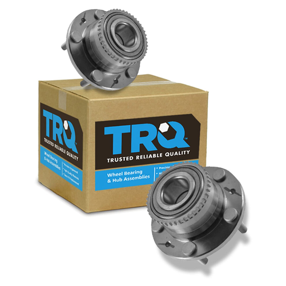 Trq Front Rear Wheel Hub Bearings Assembly Set Compatible With 1992-1995 Mazda 929 2001-2002 Millenia 1989-2006 Mpv 2001-2003 Protege 2002-2003 Proteg 191213537633