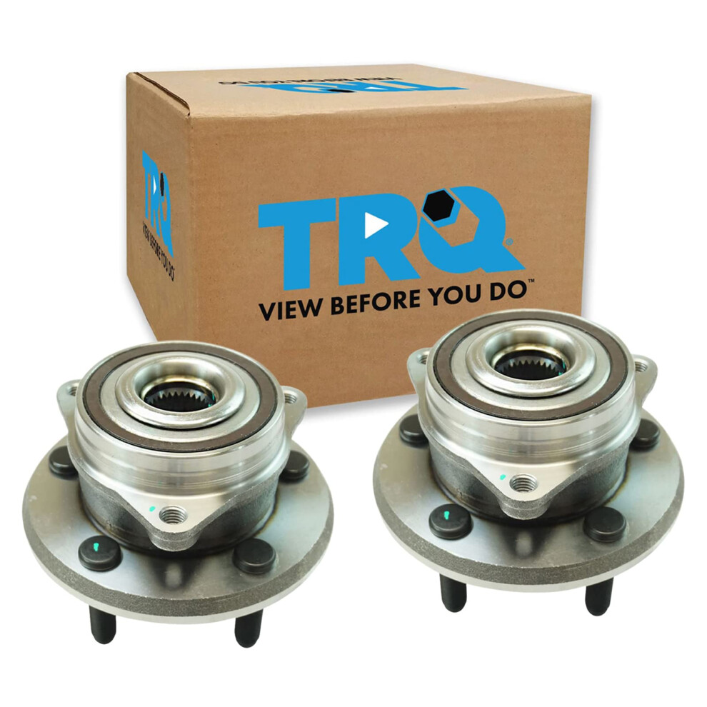 Trq Front Wheel Hub Bearings Assembly Set Compatible With 2011-2023 Dodge Durango 2011-2021 Jeep Grand Cherokee 2022 Grand Cherokee Wk 191213538333