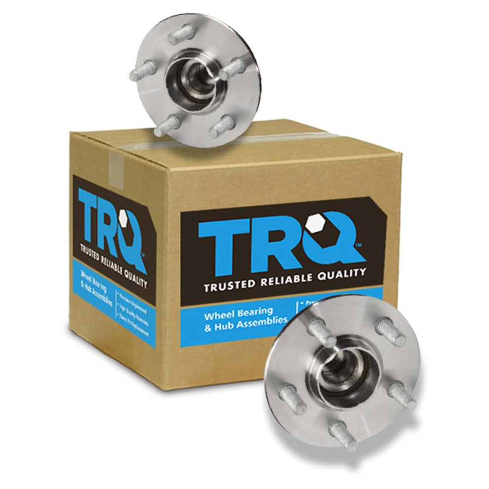 Trq Rear Wheel Hub Bearings Assembly Set Compatible With 1999-2000 Chrysler Cirrus 1996-2006 Sebring 1995-2006 Dodge Stratus 1996-2000 Plymouth Breeze 191213534069