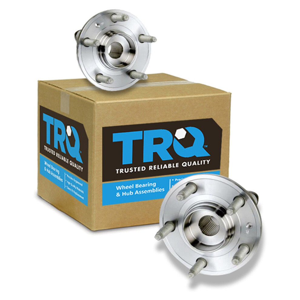 Trq Front Wheel Hub Bearings Assembly Set Compatible With 2005-2007 Ford Five Hundred Freestyle 2008-2009 Taurus Taurus X Mercury Montego Sable 191213500453