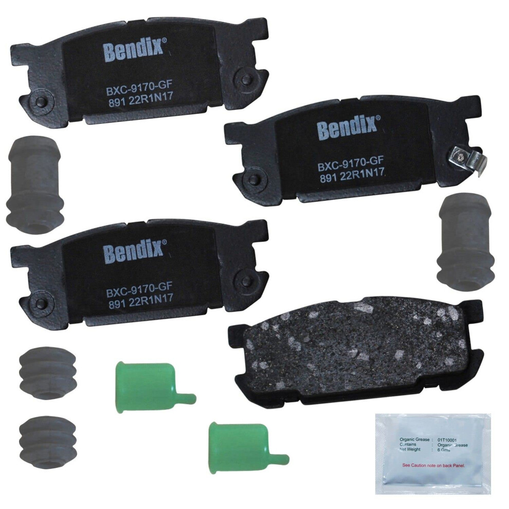 Bendix Priority1 Cfc891 Ceramic Rear Brake Pads For Mazda Miata 2005-2001 887243299664