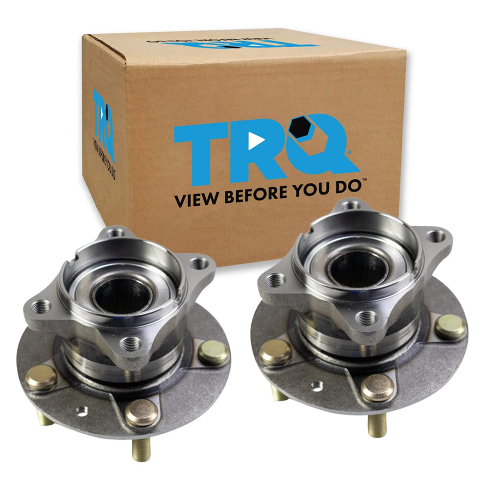 Trq Rear Wheel Hub Bearings Assembly Set Compatible With 2016-2021 Mazda Cx-3 191213347287