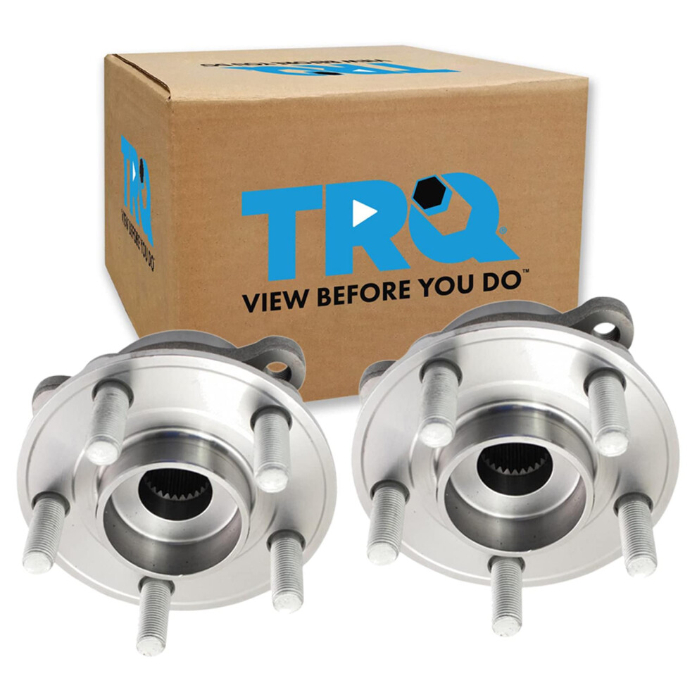 Trq Front Rear Wheel Hub Bearings Assembly Set Compatible With 2015-2023 Ford Edge 2017-2019 Fusion 2017-2020 Lincoln Continental 2016-2018 Mkx Mkz 20 191213656624
