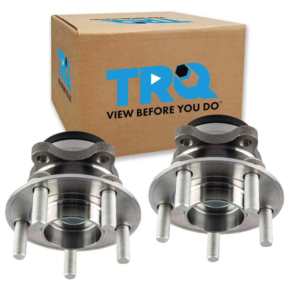 Trq Rear Wheel Hub Bearings Assembly Set Compatible With 2015-2021 Ford Edge 2017-2020 Lincoln Continental 2016-2018 Mkx 2019-2023 Nautilus 191213656617