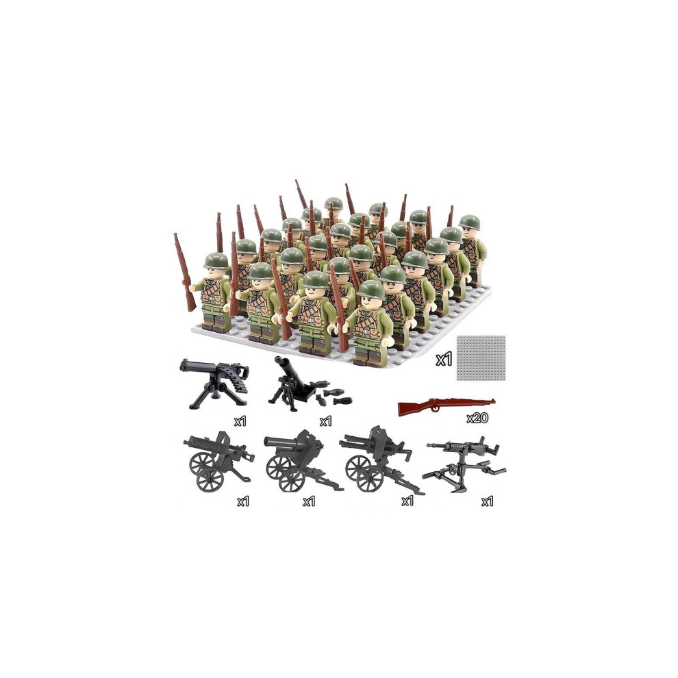 Photos - Action Figures / Transformers (C) War II the British and German armies Desert Military Sodiers Weapons Minifigures Kids Toys Gifts