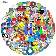 Lore Alphabet 100pcs Poppy Roblox Sticker Waterproof Decor Educational Baby Gift