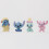 Stitch-figurer Miniatyrsamling ABS-legetøjsmodeller Blindboks-pynt Anime-sæt 5