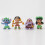 Stitch-figurer Miniatyrsamling ABS-legetøjsmodeller Blindboks-pynt Anime-sæt 3