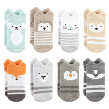 Hudson Baby Calzini unisex per neonati in cotone e spugna, colore neutro, da 0 a 6 mesi