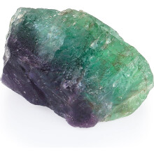 (R - Rainbow Fluorite) Clear Quartz Crystal,1.77-2.17" Raw Crystal Clear Quartz Stone,Natural Healing Crystal Rock Rough Gemstone for Crystal Lovers Beginners Collectors