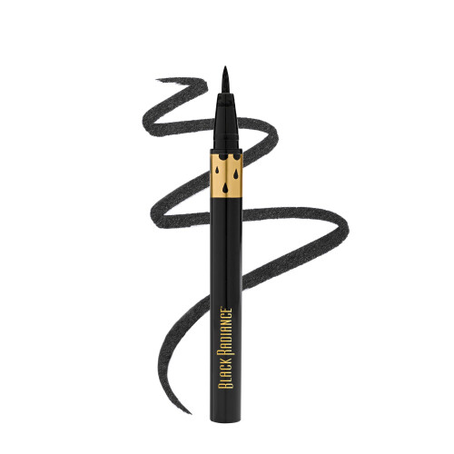 Black Radiance Υγρή Αδιάβροχη Στυλό Eyeliner - Μαύρο Βελούδο