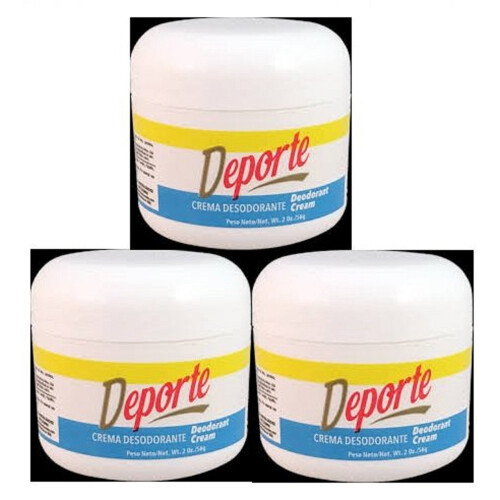 Crème Déodorante Sport 2oz 3 Pièces