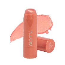 Palladio I'm Blushing 2-in-1 Wangen- und Lippentnung, aufbaubares, leichtes Creme-Rouge, transparente Multi-Stick-Feuchtigkeitsformel, ganztgiges T