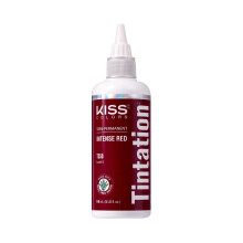 Półtrwała farba do włosów Kiss Tintation 148 ml (5 uncji amerykańskich) (intensywna czerwień)