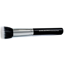 Duzy pedzel do podkladu do makijazu - Beauty Junkees Flat Top Duo Fibre Syntetyczne pedzle do makijazu Stipple Przezroczyste, bezbledne mieszanie