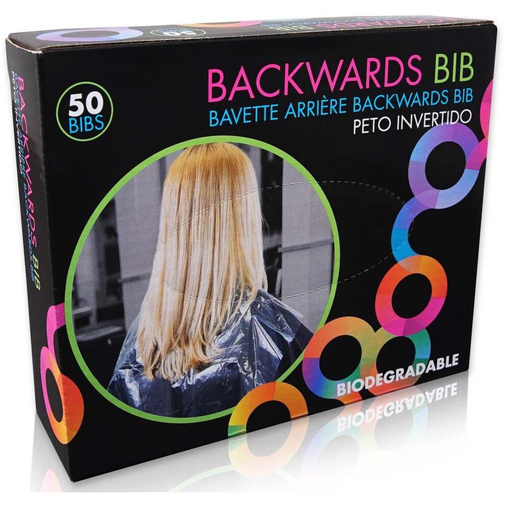 Freeze A Frame Framar Backwards Bib Disposable Capes Salon Protects Clients Salon Chair & Salon Cape From Hair Dye Disposable Salon Capes For Clients Barber Cape
