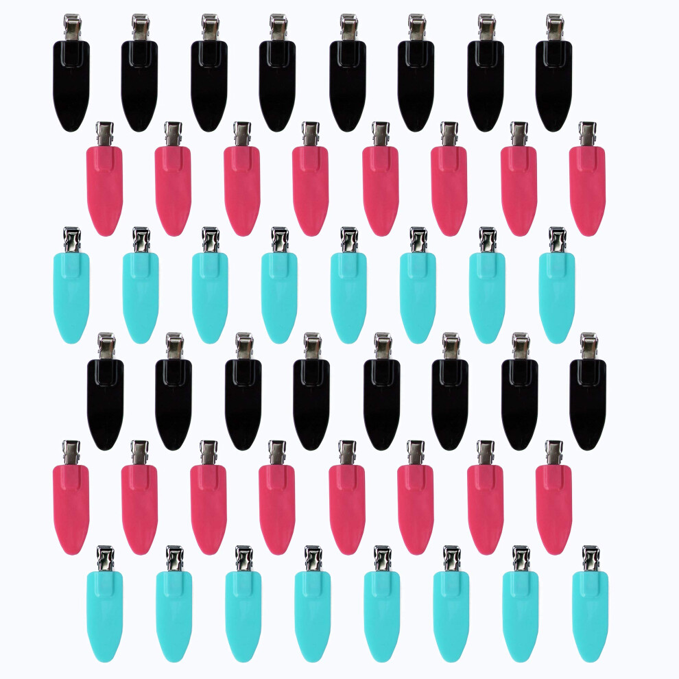 Ula Ula Unisex Not,Specified 48 Pieces No Bend Hair Clips Pin Curl Clips No Crease Hair Clips For Hairstyle Bangs Waves Professional Makeup Application Beauty