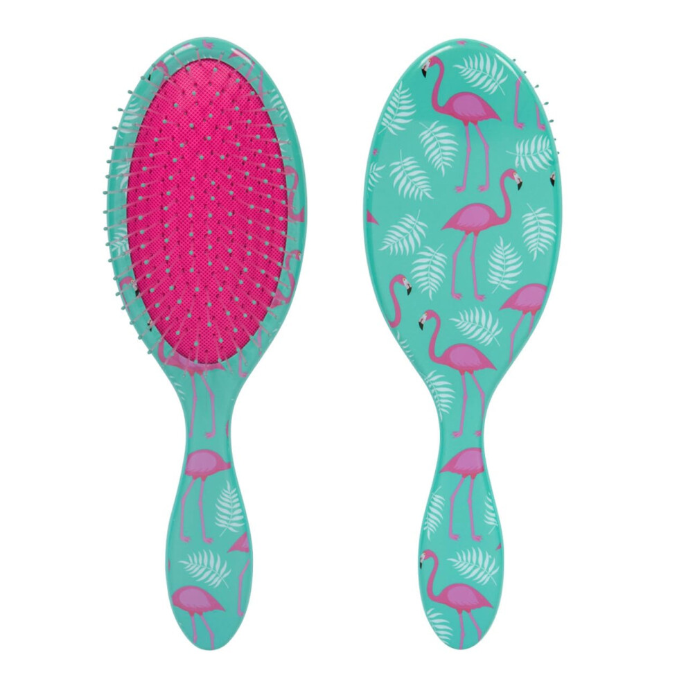 Cala Wet-N-Dry Teal Flamingo Hair Detangler