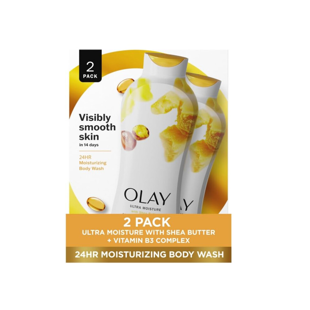 Occhio Olay Ultra Moisture Body Wash For Women, Shea Butter Scent, 22 Fl Oz Pack Of 2