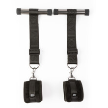 Sei Mio Doorway Control Play - Adjustable Over Door Cuff Restraints - BDSM Bedroom Accessories for Couples