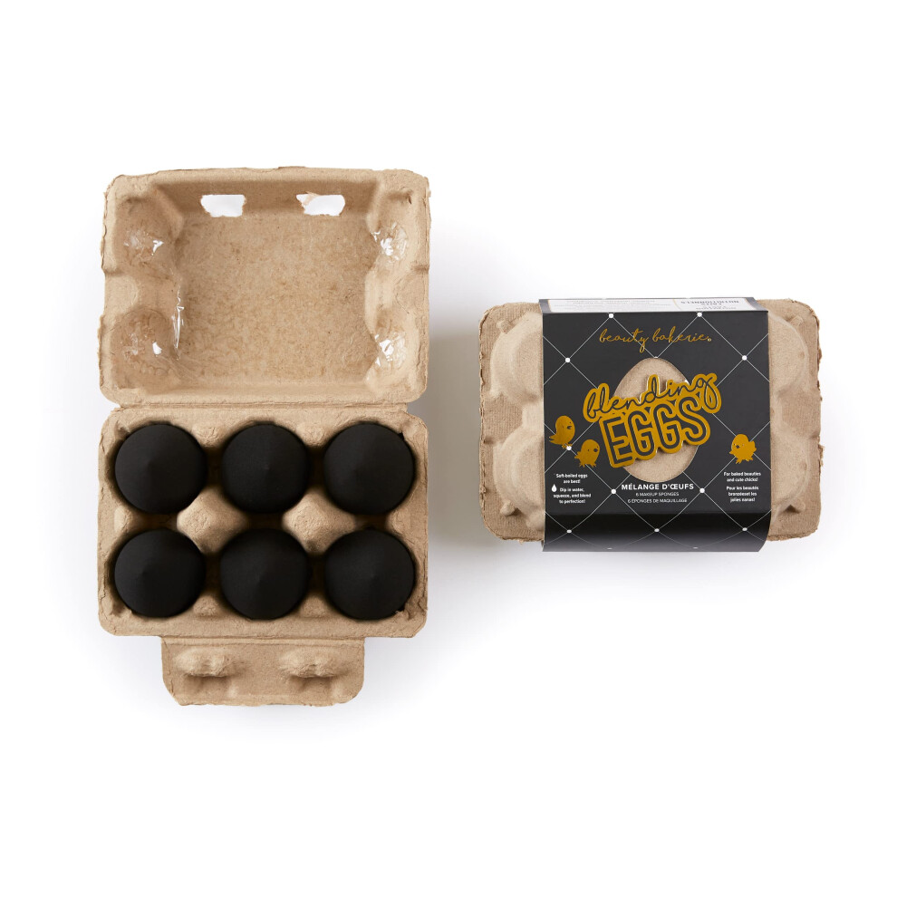 Alma Belleza Black Beauty Bakerie Blending Egg Beauty Sponge Foundation Makeup Blending Sponge 6 Makeup Sponges