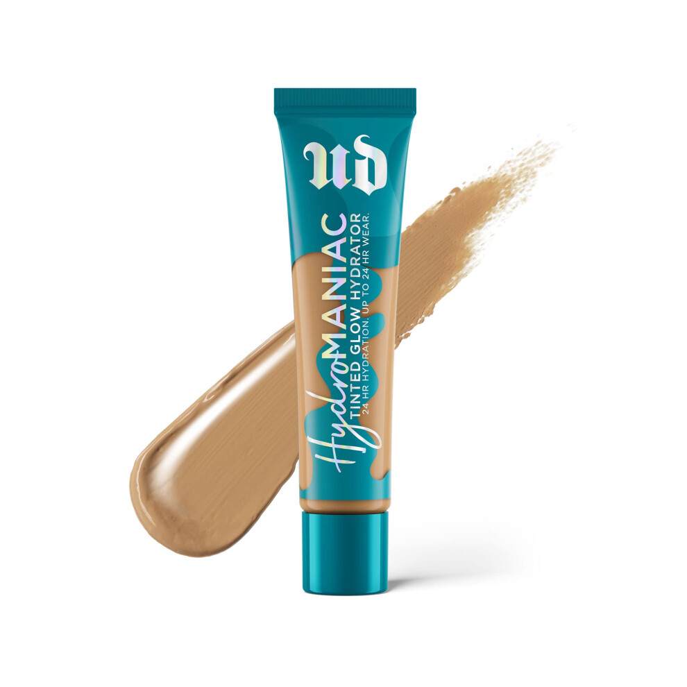 Fond de teint Urban Decay Hydromaniac Dewy (51 Medium Neutral) Hydratant teinté pour peaux sèches Couvrance moyenne modulable Non comédogène