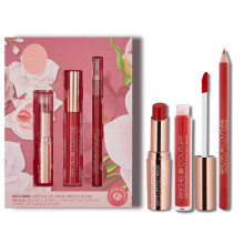 Rachel Couture Complete Lip Kit | Includes Lipstick  Lip Liner & Lip Gloss | Vegan & Cruelty Free | Infused with Rose Extract - Mood