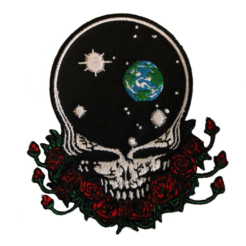 C&D Visionary Application Grateful Dead Space Your Face 5 Patch Schwarz