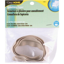 Dritz Brass Polster-Reiverschluss, 24 Zoll, Beige