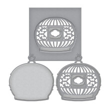 Spellbinders Bird Cage One getzte/hauchdnne Stanzformen