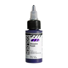 Acrilice cu flux ridicat de dioxazina transparenta aurii 1 fl. Oz. Bottle Professional Acrilic Paint Transparent