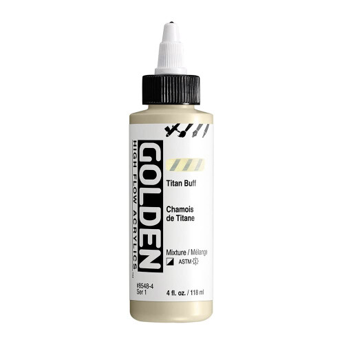 High Flow Acrylics GOLDEN, Titan Buff, 4 fl. oz. Επαγγελματική Ακρυλική Πέτρα 2