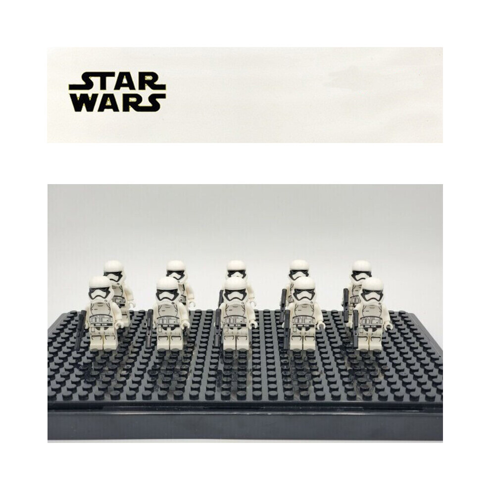 Bonxaif (10Pcs Storm Trooper -A) Star Wars Clone Troopers Minifigures Kid Toys Gift Fit Lego