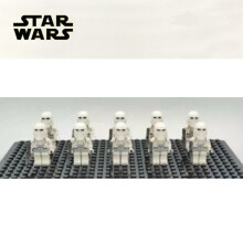 (10PCS Snow Troopers) Star Wars Clone Troopers Minifigures Kid Toys Gift Fit Lego