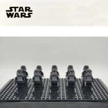 (10PCS Shadow Stormtrooper) Star Wars Clone Troopers Minifigures Kid Toys Gift Fit Lego