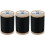 COATS & CLARK Dual Duty XP Heavy Thread  125-Yard  Black (3 Spools  Bl 1