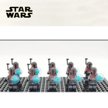 (10PCS Mandalorian Shadow Collectives) Star Wars Clone Troopers Minifigures Kid Toys Gift Fit Lego