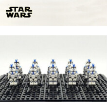 (10PCS 501st Clones) Star Wars Clone Troopers Minifigures Kid Toys Gift Fit Lego