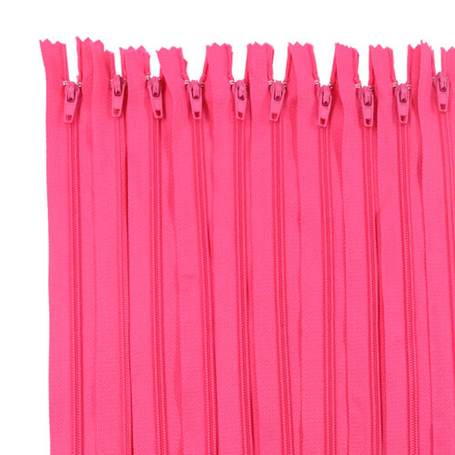 Renashed 60Pcs 12Inch Νάιλον Φερμουάρ για Ράψιμο και Χειροτεχνίες (Ρόζ κόκκινο) 2