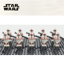 (10PCS 91st Legion (ARMORED)) Star Wars Clone Troopers Minifigures Kid Toys Gift Fit Lego