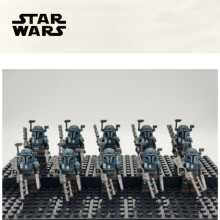 (10PCS Mandalorian Death Watch) Star Wars Clone Troopers Minifigures Kid Toys Gift Fit Lego